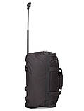 Сумка на колесах мала S сіра 55х28х30см/43л/2.1кг/Madisson 214-52, фото 3