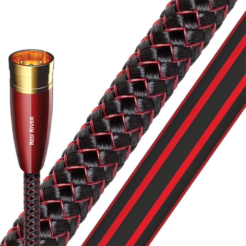 Аудіокабель аналоговий AudioQuest Red River 6.0 m XLR