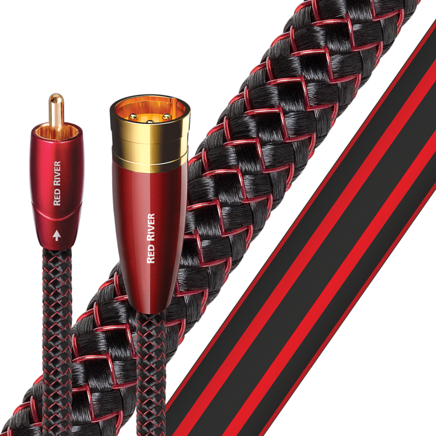 Аудіокабель аналоговий AudioQuest Red River 1.0 m XLR