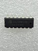 Микросхема CD4093BP DIP14 (аналог К561ТЛ1)