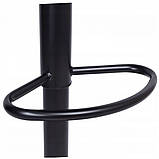 Стілець барний Bonro B-074 зі спинкою велюр з чорною основою B_2248, фото 9