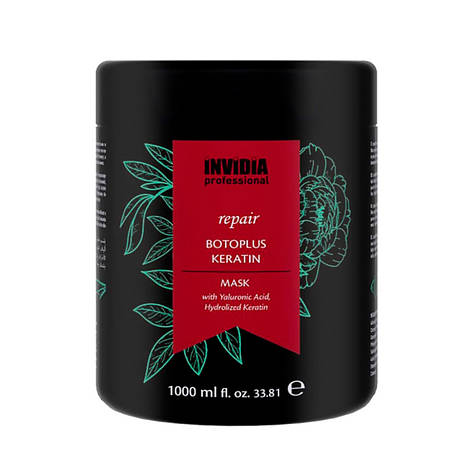 Маска, що відновлює Invidia Botoplus Keratin Mask для пошкодженого волосся з кератином (EIN2043), фото 1