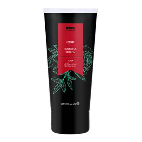 Маска, що відновлює Invidia Botoplus Keratin Mask для пошкодженого волосся з кератином (EIN2044) 200 мл, фото 1