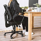 Колесо Bonro до офісного крісла нейлоновий комплект 5 шт чорно-біле B_2249, фото 7
