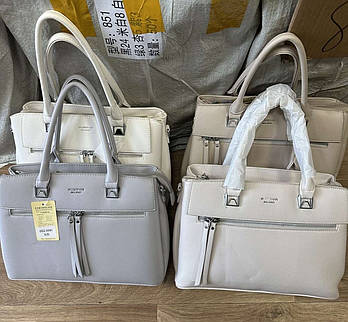 Сумка жіноча шопер класична на блискавці зі штучної шкіри у різних кольорах Fuerya