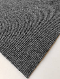 Самоклеюча плитка під ковролін темно-сіра 60х60см 4мм кавролін самоклейка