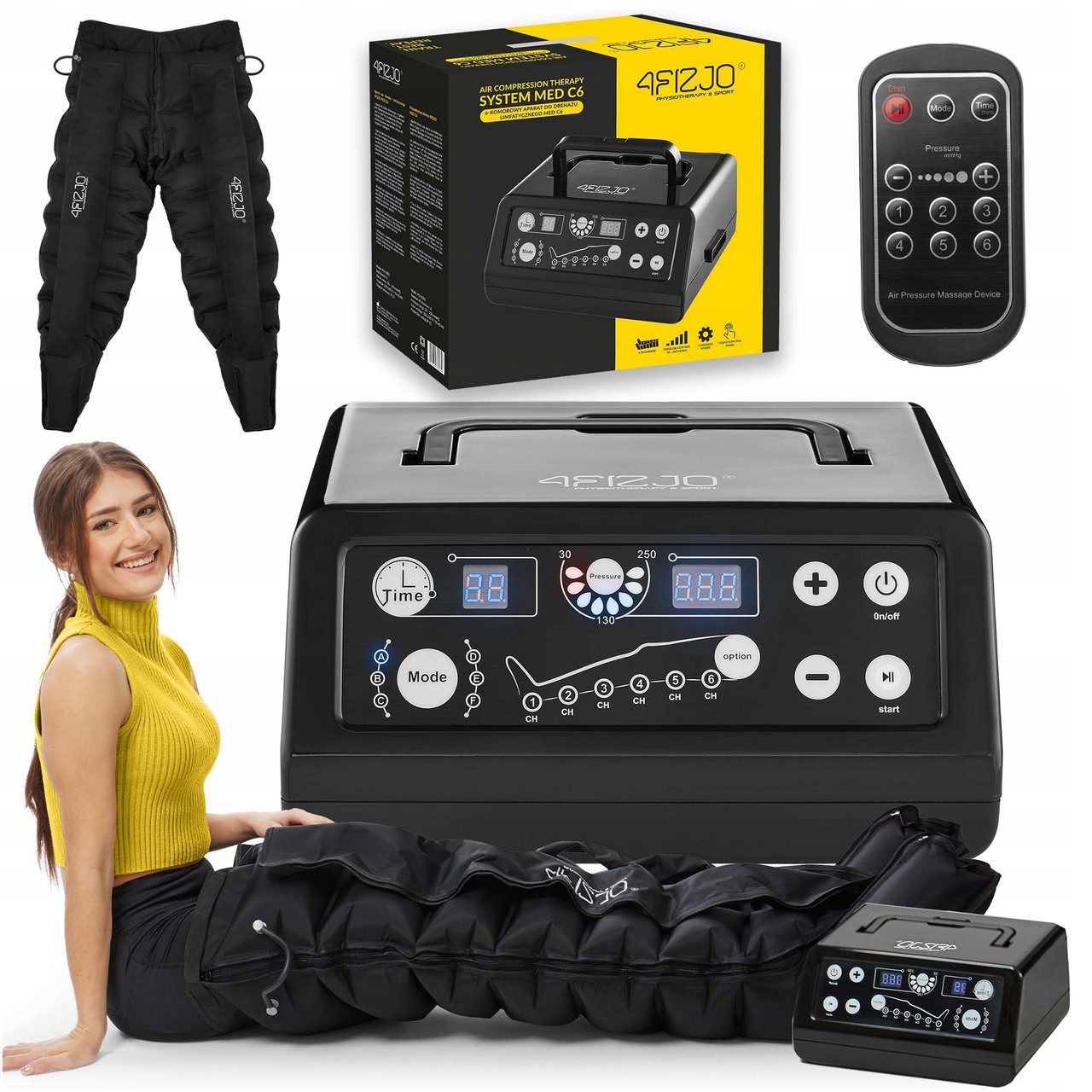 Лімфодренажний апарат для пресотерапії 4FIZJO, фото 1