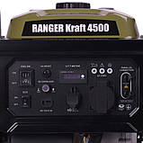 Генератор інверторний Ranger Tiger 4500 RA 7759 бензиновий B_2255, фото 8