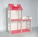 "Міні-дім" ляльковий будинок MagicHouse для ляльок Барбі на 2 поверхи, фото 3