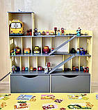 Дитячий ігровий набір Паркінг Гараж MagicHouse для дитячих іграшкових машинок з ящиками, фото 2