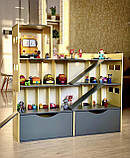 Дитячий ігровий набір Паркінг Гараж MagicHouse для дитячих іграшкових машинок з ящиками, фото 8