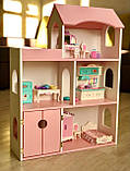 "Стильна домівка" ляльковий будиночок MagicHouse для LOL(ніжно-рожевий), фото 3