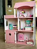 "Стильна домівка" ляльковий будиночок MagicHouse для LOL(ніжно-рожевий), фото 4