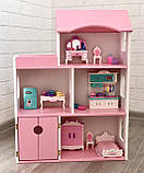 "Стильна домівка" ляльковий будиночок MagicHouse для LOL(ніжно-рожевий), фото 5