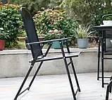 Набір садових меблів Avko Garden AGF3195 4+1 стіл + розкладні крісла для саду тераси альтанки B_2257, фото 5