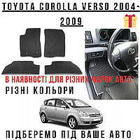 Килимки для авто в інтернет магазині, Килимки для салону авто, Єва автокилимки Toyota Corolla Verso 2004-2009