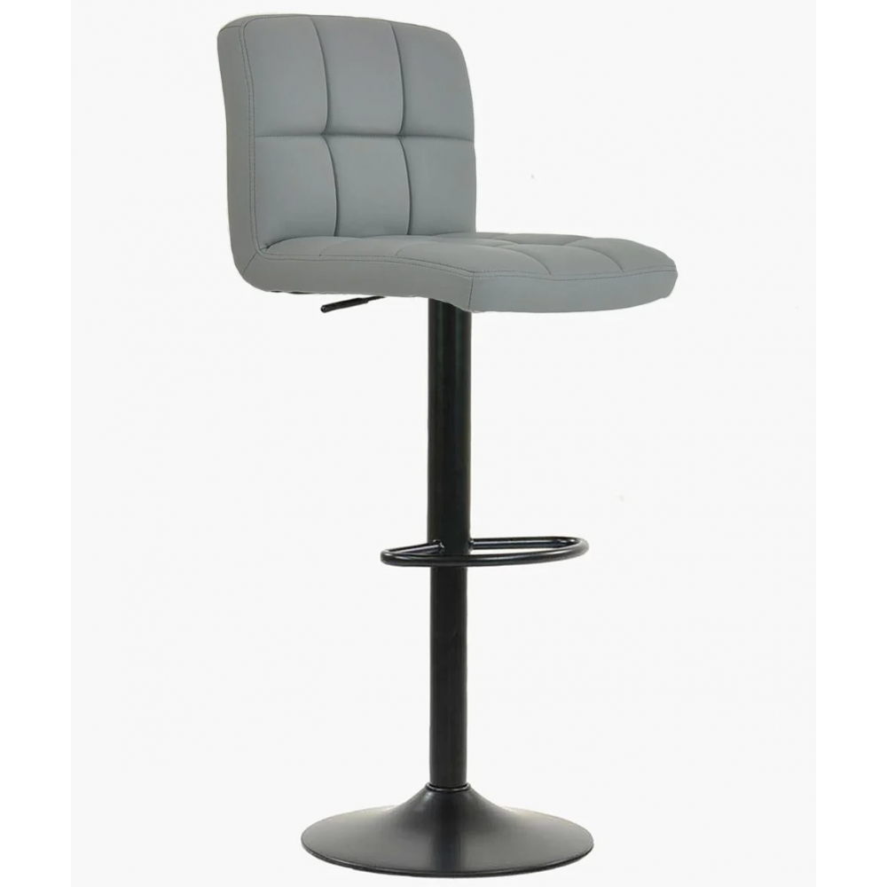 Барний стілець зі спинкою Bonro B-0106 із чорною основою для бару ресторану кафе кухні B_2259, фото 1