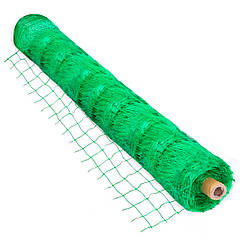 Шпалерна сітка для огірків зелена комірка 150x170 мм щільність 8 г/м2 ширина 1.7 м на метраж Agreen