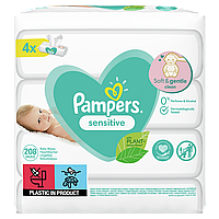 Детские влажные салфетки Pampers Sens 4x52 (8001841062624)