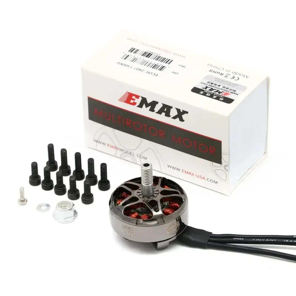 Двигун EMAX ECO II 2807 1300kv. Двигун для FPV дрона 7 дюймів.