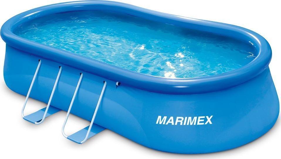 Басейн надувний овальний Marimex Tampa, без фільтрації, блакитний, фото 1