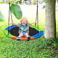 Детская подвесная качеля гамак 100см (Польша), Двухместная садовая качели для детей, AMG