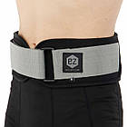 Пояс атлетичний посилений регульований Ezous Lifting Belt Armor O-03 розмір M Black-Grey, фото 8
