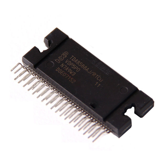 Мікросхема TDA8588AJ, УНЧ з функцією стабілізатора напруги 4х55Вт (14.4/2 Ом), 26дБ, I2C-bus, 5В/3.3 В