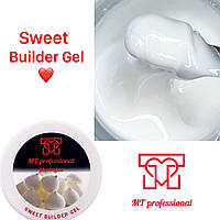 Гель для наращивания ногтей Meringue Builder Gel ❤️MT professional, 30ml гель для нарощування нігтів молочний