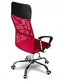 Офісне крісло Prestige Xenos комп'ютерне для персоналу (крісло для комп'ютера операторське) B_0095 Червоний, фото 2