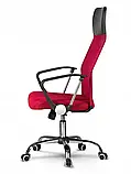 Офісне крісло Prestige Xenos комп'ютерне для персоналу (крісло для комп'ютера операторське) B_0095 Червоний, фото 3