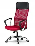 Офісне крісло Prestige Xenos комп'ютерне для персоналу (крісло для комп'ютера операторське) B_0095 Червоний, фото 4