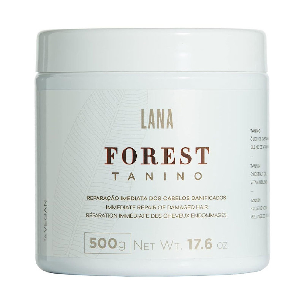 Маска Lana Brasiles Forest Tanino Mask для живлення та відновлення пошкодженого волосся (52004-200) 200 г (розлив)