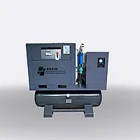 Винтовой компрессор Rhein RKT-15/350 LC (15 кВт, 16 бар) для лазерной резки (ресивер, осушитель, PM/VSD)