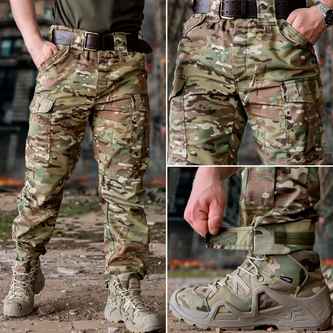 Штани тактичні 7-9 кишень посилені Armor Мультикам (розпродаж), фото 1