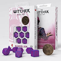 Набор кубиков Q Workshop - Dice Set. The Witcher - Dandelion - the Conqueror of Hearts