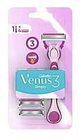 GILLETTE SIMPLY VENUS Бритва з 4 змінними касетами