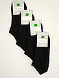 Жіночі демісезонні шкарпетки Montebello чорний однотонні бавовна короткі 36-40 12шт в уп, фото 4