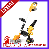 Аккумуляторный набор 2в1 DeWalt 48V триммер DCMST156N + мини пила DCM160N АКБ набор 2в1 Деволт