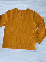 Рубашка детская муслиновая для мальчика из муслина SMX-8