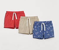 Хлопковые шорты на мальчика H&M 12-18мес, 86см
