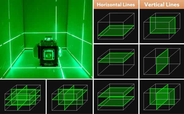 Лазерный уровень перекрестного излучения Laser Level - Точные измерения для вашего ремонта! - фото 6 - id-p2195994619