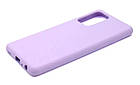 Чохол силіконовий для Samsung  A52 4G (2021) Silicone Case Full (Бузковий), фото 4