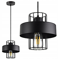 Элегантный подвесной светильник потолочная люстра LOFT черный / белый 957-EZ1