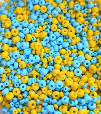 Бісер різних розмірів/стеклярус Чехія