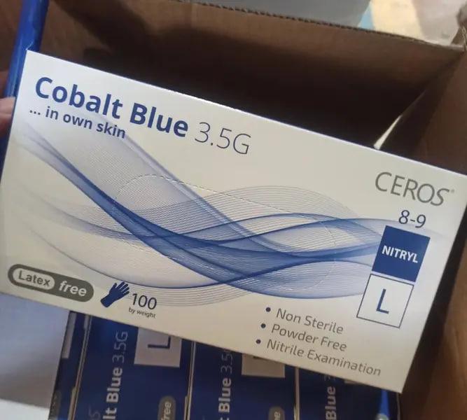 Перчатки Ceros Cobalt Blue 3.5г L, фото 1
