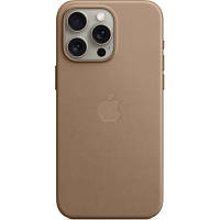 Чехол для мобильного телефона Apple iPhone 15 Pro Max FineWoven Case with MagSafe Taupe MT4W3ZM/A d