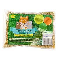 Травичка для кошек (экономическая п/е упаковка + искусственная почва) 3 упаковки (A-009438)