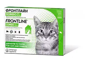Frontline Combo (Фронтлайн Комбо) краплі від бліх, кліщів і вошей для котів