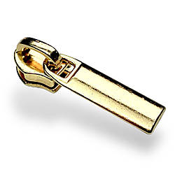 Бігунок для спіральної блискавки №3  без фіксатора Е-0084 колір золото